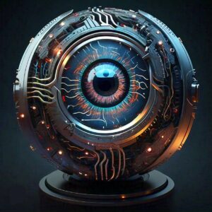 Look to the Future Retina Scan Security