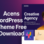 Acens WordPress Theme Free Perfect for Creative Agencies, Freelancers & Portfolios
