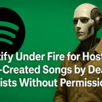 Spotify Under Fire for AI-Generated Music Masquerading as Dead Artists