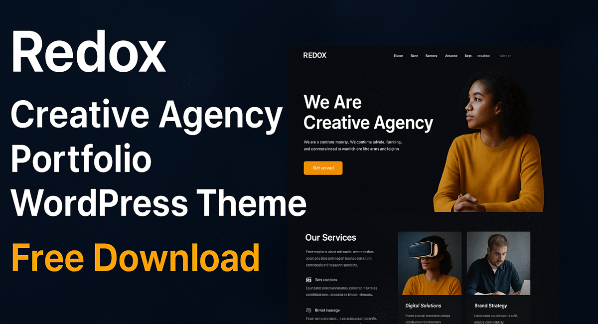 Redox - Creative Agency Portfolio WordPress Theme