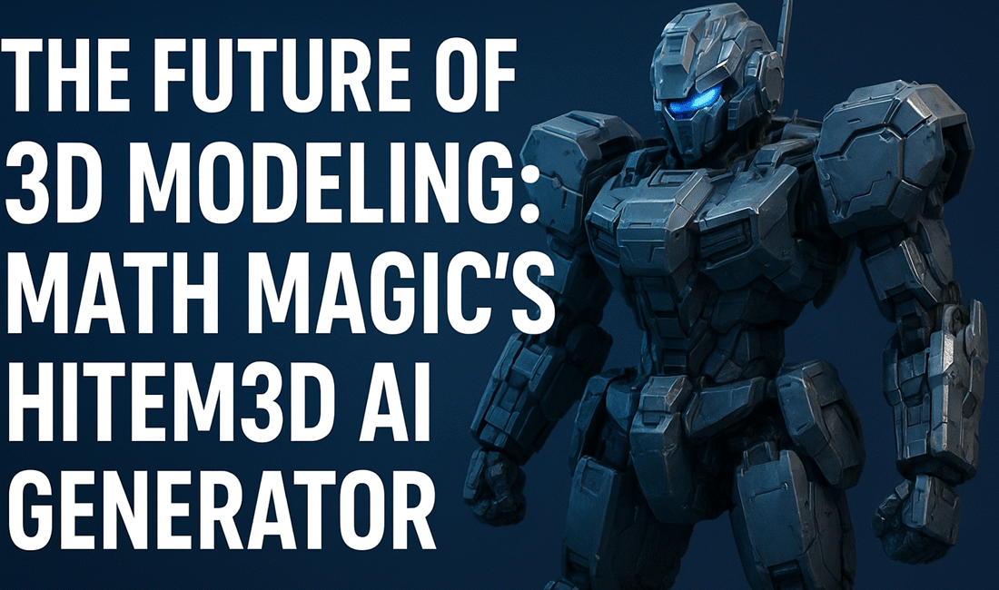 The Future of 3D Modeling Math Magic's Hitem3D AI Generator