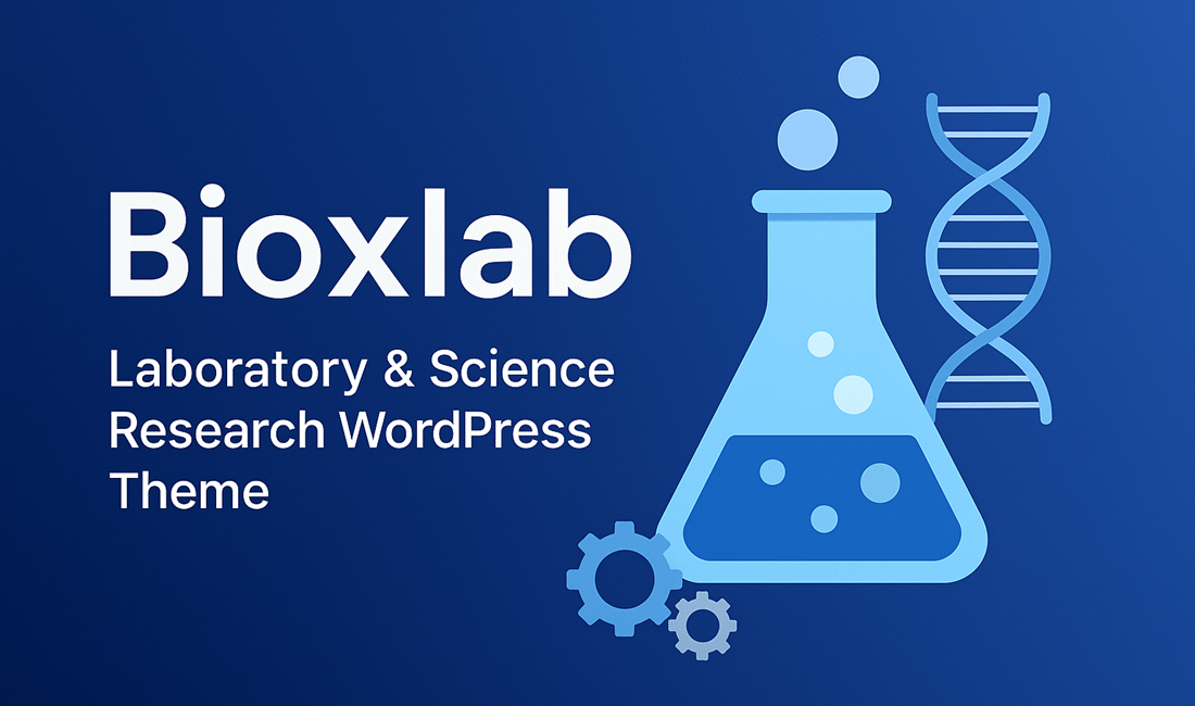 Bioxlab Laboratory & Science Research WordPress Theme Free Download